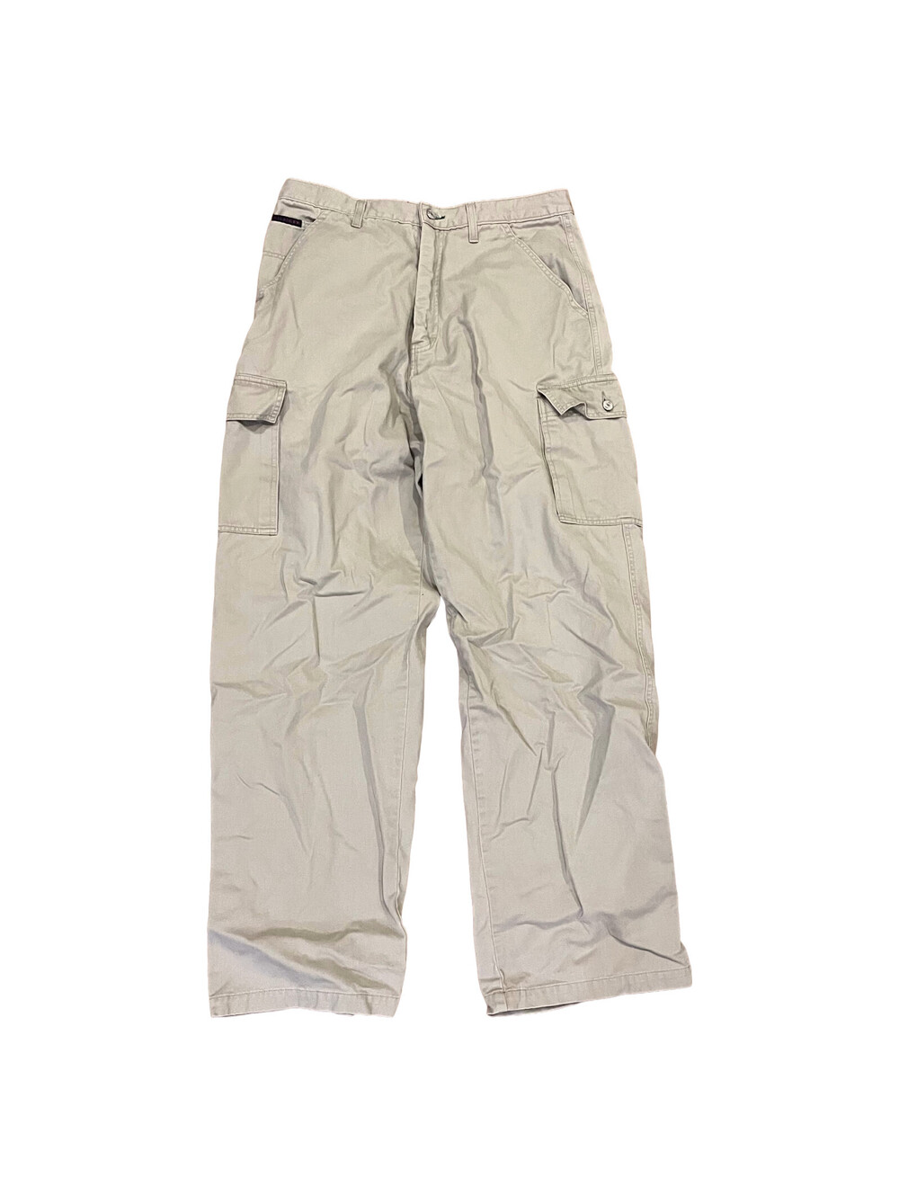 Vintage Tommy Hilfiger Pants Mens 36x33 Beige Classic Flat Front Cargo Pockets